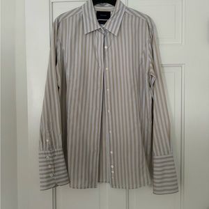 Pinstripe button down